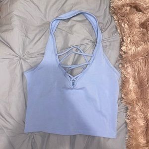 halter neck crop top